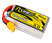 GensAce Tattu R-Line 3.0 4S1P LiPo 14.8V 1550mAh Battery 120C XT60 (  )