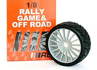 RB SpeedLine Tyres Rally Game Soft Glued on Rims 2pcs (  )