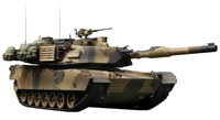 United States M1A2 Abrams NTC Airsoft Series 1:24 2.4GHz RTR (  )