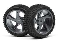 Buggy/SC 1/18 Truck Wheel and Tyre Assembly Ion XB/SC (  )