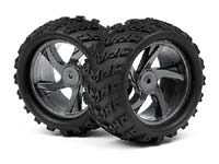 Monster 1/18 Truck Wheel and Tyre Assembly Ion MT (  )