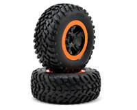 Robby Gordon Tire on Rear Black Orange Beadlock 2pcs (  )