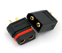 XT60W Male and Female IP40 Black 3.3mm Connector (  )