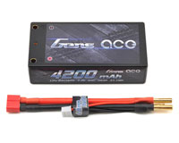 GensAce Shorty LiPo 7.4V 2S2P 4200mAh 60C T-Plug (  )