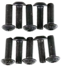 Button Head Screw M4x10mm 2.5mm Hex Socket 10pcs (  )