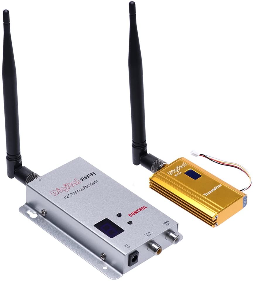 Digital FPV AV Receiver + Transmitter 1.2GHz 1500mW Combo Set (  )