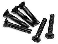 Flat Head Screw M3x18mm 6pcs (  )