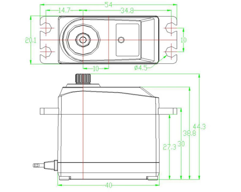 Сервомашинка цифровая FeeTech FB5311M-360 Continuous Rotation Analog Feedback with Magnetic Encoder 15kg Digital Servo 360° (FB5311M-360) (нажмите для увеличения) Сервомашинка цифровая FeeTech FB5311M-360 Continuous Rotation Analog Feedback with Magnetic Encoder 15kg Digital Servo 360° (FB5311M-360) (нажмите для увеличения)