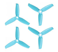 GemFan Flash 3052 3.0x5.2 3-Blade Propeller Blue CW+CCW 4pcs (  )