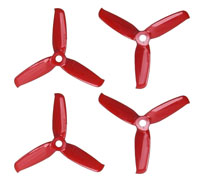 GemFan Flash 3052 3.0x5.2 3-Blade Propeller Red CW+CCW 4pcs (  )