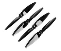 GemFan Flash 5152 5.1x5.2 2-Blade Propeller Black CW+CCW 4pcs (  )