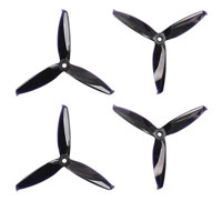 GemFan Flash 5152 5.1x5.2 3-Blade Propeller Black CW+CCW 4pcs (  )