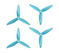 GemFan Flash 5152 5.1x5.2 3-Blade Propeller Blue CW+CCW 4pcs (  )