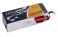 GensAce Tattu LiPo Battery 6s1p 22.2V 12000mAh 15C AS150+XT150