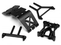 HPI Skid Plate Shock Tower Set E-Savage (  )