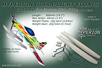 Hyperion Ultra-Light 500mm Floats (  )