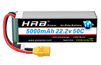 HRB Power LiPo Battery 6S 22.2V 5000mAh 50C XT90 (  )