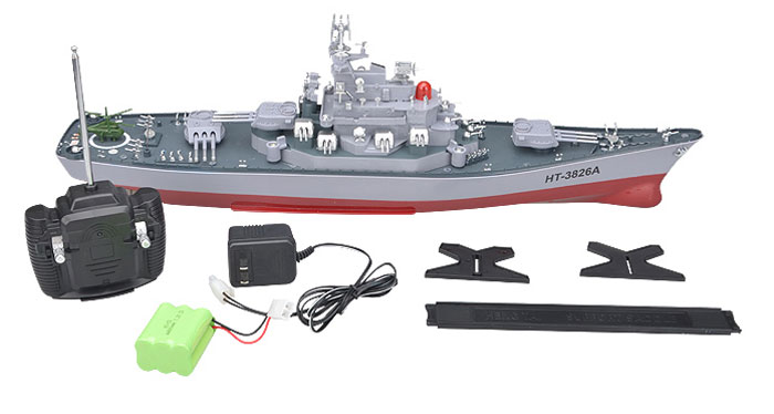 Радиоуправляемый катер HengTai Yamato RC Battleship HT-3826B 1:250 2.4GHz (HT-3826B) (нажмите для увеличения) Радиоуправляемый катер HengTai Yamato RC Battleship HT-3826B 1:250 2.4GHz (HT-3826B) (нажмите для увеличения)