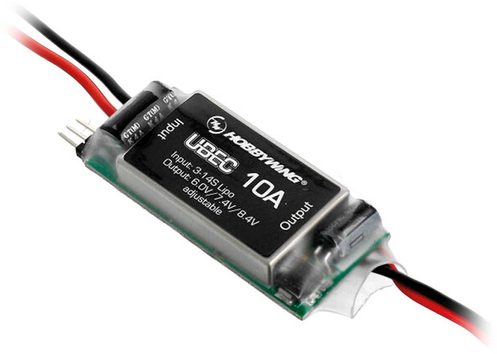 HobbyWing UBEC 10A-HV 3-14S LiPo Input (  )