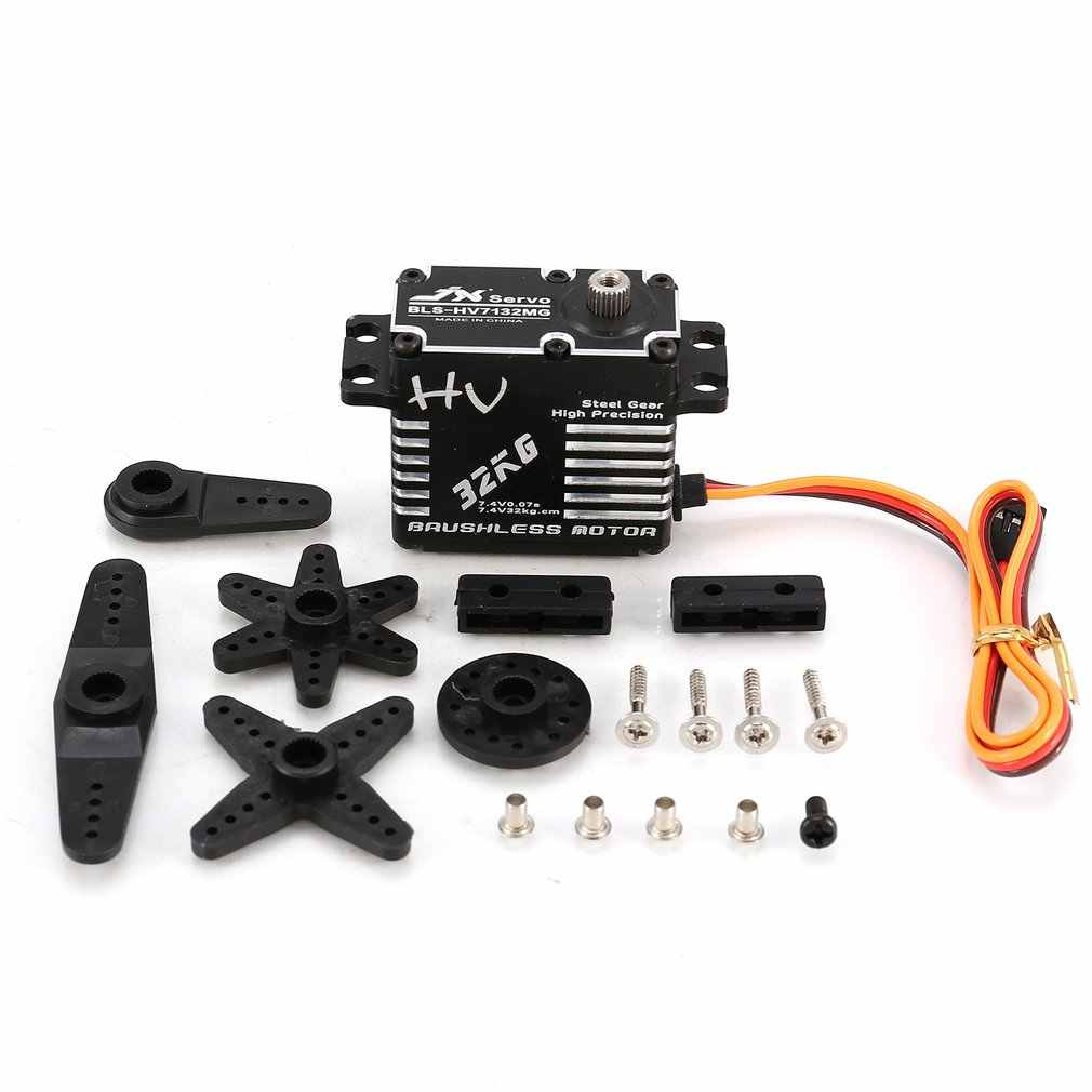 JX BLS-HV7132MG 32Kg HV Steel Gear Digital Brushless Servo (  )