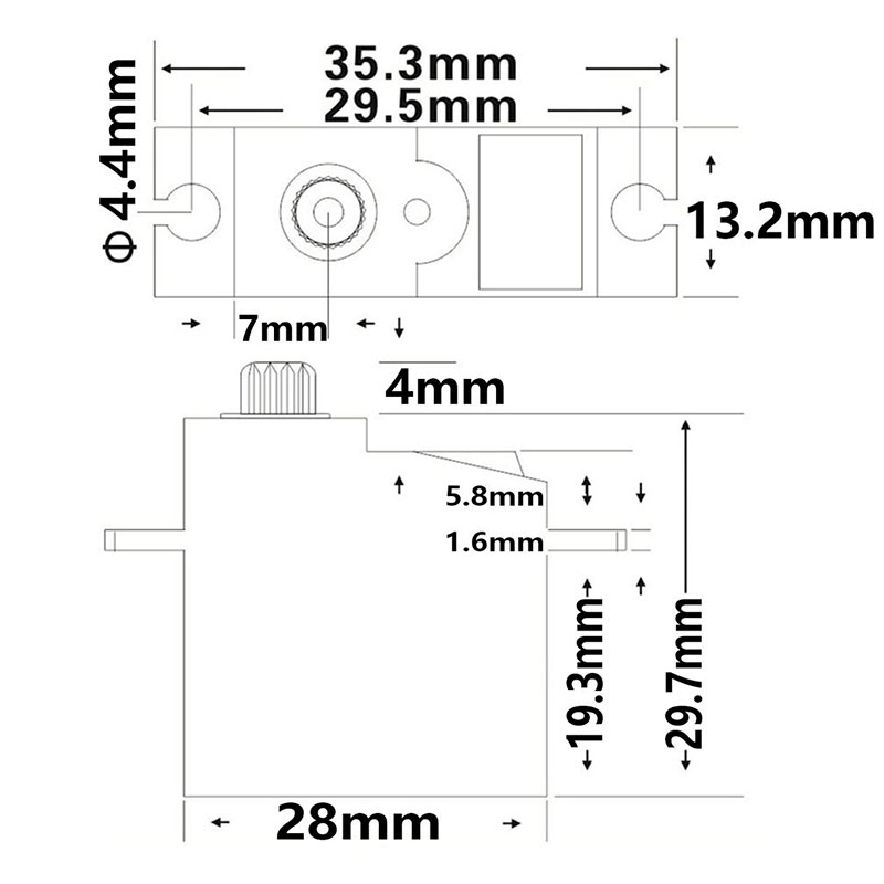 Сервопривод цифровой JX PDI-1181MG Metal Gear Digital Mini Servo (JX-PDI-1181MG) (нажмите для увеличения) Сервопривод цифровой JX PDI-1181MG Metal Gear Digital Mini Servo (JX-PDI-1181MG) (нажмите для увеличения)