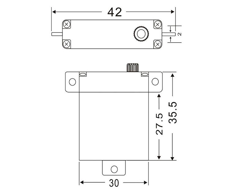 Сервопривод цифровой JX PDI-2607MG Metal Gear Mini Digital Servo (JX-PDI-2607MG) (нажмите для увеличения) Сервопривод цифровой JX PDI-2607MG Metal Gear Mini Digital Servo (JX-PDI-2607MG) (нажмите для увеличения)