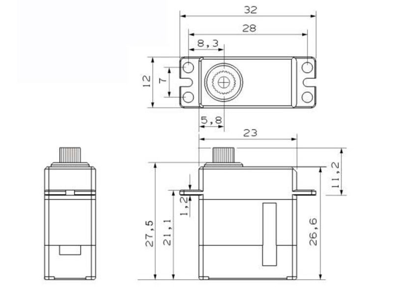 Цифровой сервопривод KST DS215MG V8.0 HV Metal Gear Micro Digital Servo (KST-DS215MGV8) (нажмите для увеличения) Цифровой сервопривод KST DS215MG V8.0 HV Metal Gear Micro Digital Servo (KST-DS215MGV8) (нажмите для увеличения)