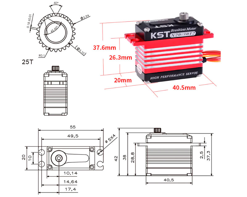 Цифровой сервопривод бесколлекторный KST MS3012 HV Contactless Brushless Digital Servo (KST-MS3012) (нажмите для увеличения) Цифровой сервопривод бесколлекторный KST MS3012 HV Contactless Brushless Digital Servo (KST-MS3012) (нажмите для увеличения)