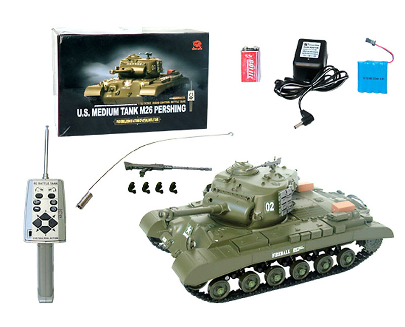 Радиоуправляемый танк US Medium Tank M26 Pershing 1:30 RTR (3841-02) (нажмите для увеличения) Радиоуправляемый танк US Medium Tank M26 Pershing 1:30 RTR (3841-02) (нажмите для увеличения)