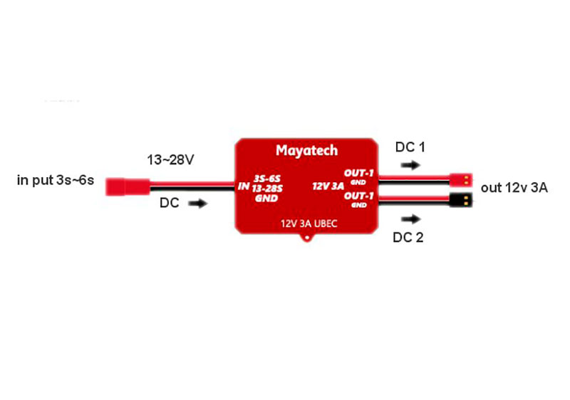 Регулятор напряжения Mayatech UBEC 12V 3A Step-Down Power Supply Module 13-28V (MAY-12V3A-UBEC) (нажмите для увеличения) Регулятор напряжения Mayatech UBEC 12V 3A Step-Down Power Supply Module 13-28V (MAY-12V3A-UBEC) (нажмите для увеличения)