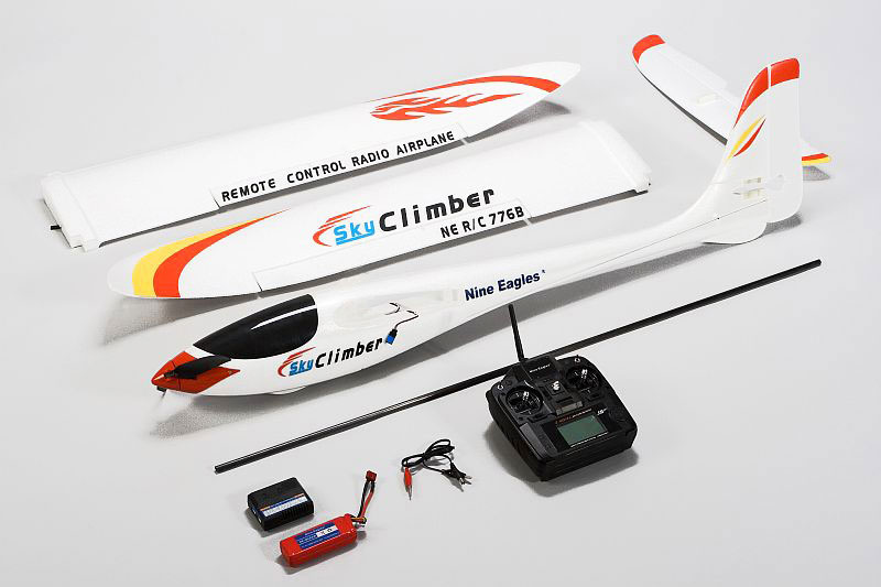 Планер Nine Eagles Skyclimber NE776B 2.4GHz RTF (NE30277624207001A) (нажмите для увеличения) Планер Nine Eagles Skyclimber NE776B 2.4GHz RTF (NE30277624207001A) (нажмите для увеличения)