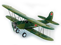 Po-2 (U-2) Rubber Band Powered Model Plane 1:20 570mm