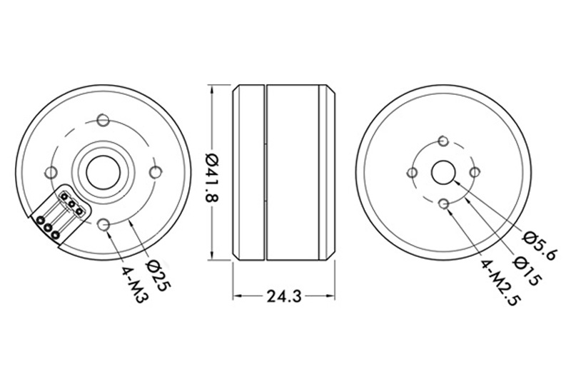 Бесколлекторный мотор для подвеса T-Motor GB36-1 Brushless Gimbal Motor 50kV Hollow Shaft (TM-GB36-1) (нажмите для увеличения) Бесколлекторный мотор для подвеса T-Motor GB36-1 Brushless Gimbal Motor 50kV Hollow Shaft (TM-GB36-1) (нажмите для увеличения)
