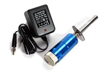 Aluminum Metered Glow Starter & Charger 220V Blue without Battery