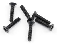 Screws Countersunk Machine 2.5x12mm 6pcs