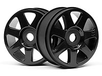 V7 Wheel Black 83x42mm Vorza 2pcs