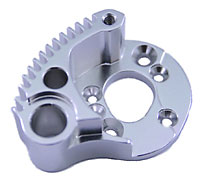 Aluminum Motor Mount Silver Traxxas E-Revo/Summit