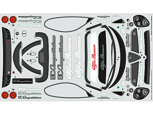 Alfa Romeo 8C Competizione Clear Body 200mm (HPI-17544) (нажмите для увеличения) Alfa Romeo 8C Competizione Clear Body 200mm (HPI-17544) (нажмите для увеличения)