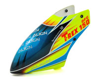 Fiberglass Painted Canopy Neon Green/Blue T-Rex 150 (  )