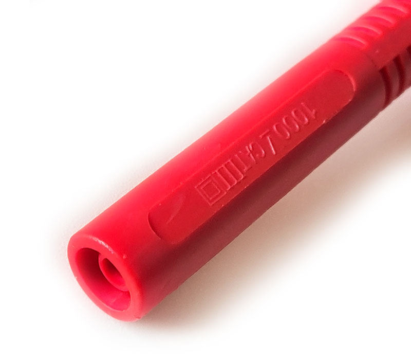 Щуп измерительный для мультиметра-тестера Amass 4mm Stackable Plug with Retractable Tube Red CATIII 1000V / Max. 20A (AM-20.212.1) (нажмите для увеличения) Щуп измерительный для мультиметра-тестера Amass 4mm Stackable Plug with Retractable Tube Red CATIII 1000V / Max. 20A (AM-20.212.1) (нажмите для увеличения)