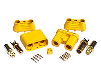 AS300 Male and Female Yellow Connector with Signal Pins (  )