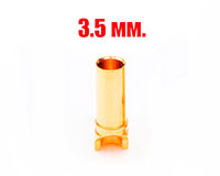 Banana Plug Gold Connector Bullet 3.5mm Female (  )