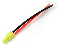 MiniTamiya Female Connector with 18AWG 100mm Wire (  )