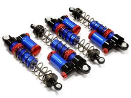 Billet Machined Shock Set Blue Savage XS Flux 4pcs (  )