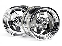 AR-5 Wheel Chrome 83x56mm Hex 14mm 2pcs (  )