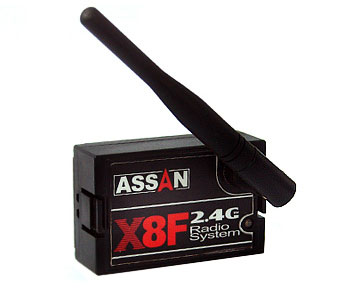 Assan X8F Futaba/Hitec/WFly V 2 (ASSAN-X8F) (нажмите для увеличения)