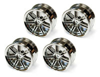 Austar 7-Double Spokes Aluminum Wheel Chrome 26mm 4pcs (  )