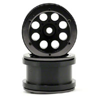 Axial 8 Hole 2.2 Beadlocks Wheels Black 2pcs (  )