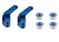 Aluminum Rear Stub Axle Carriers Blue Stampede 2pcs