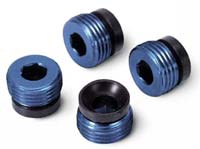 Aluminum Pivot Ball Caps Blue Maxx 4pcs